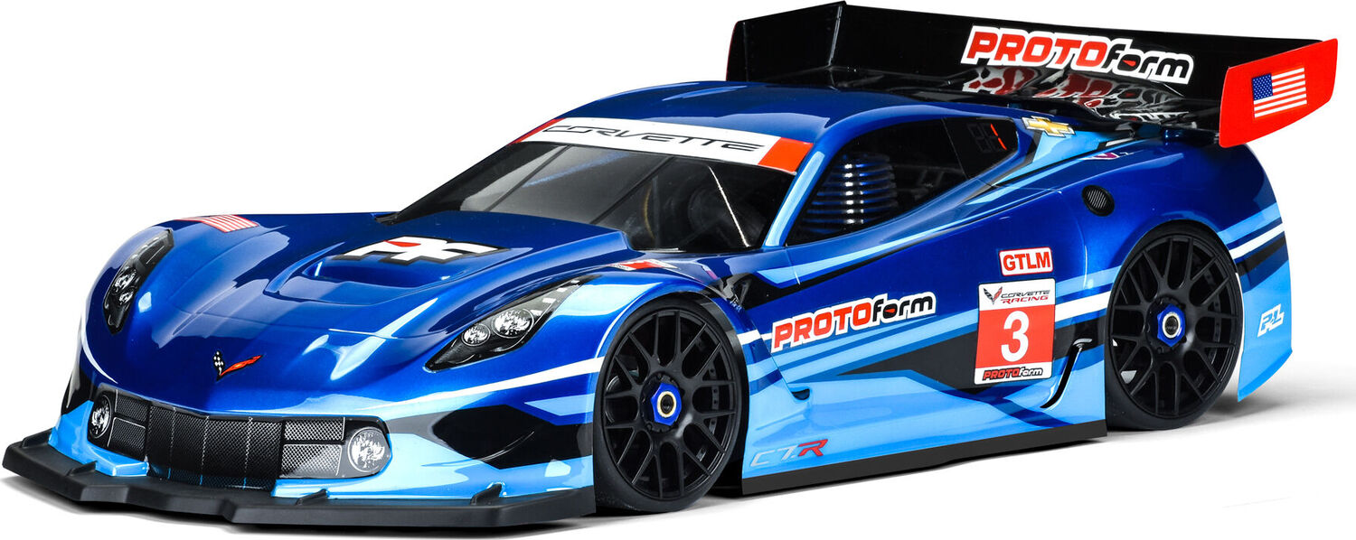 1/8 Chevrolet Corvette C7.R Clear Body: 1:8 GT (Short Wheelbase)